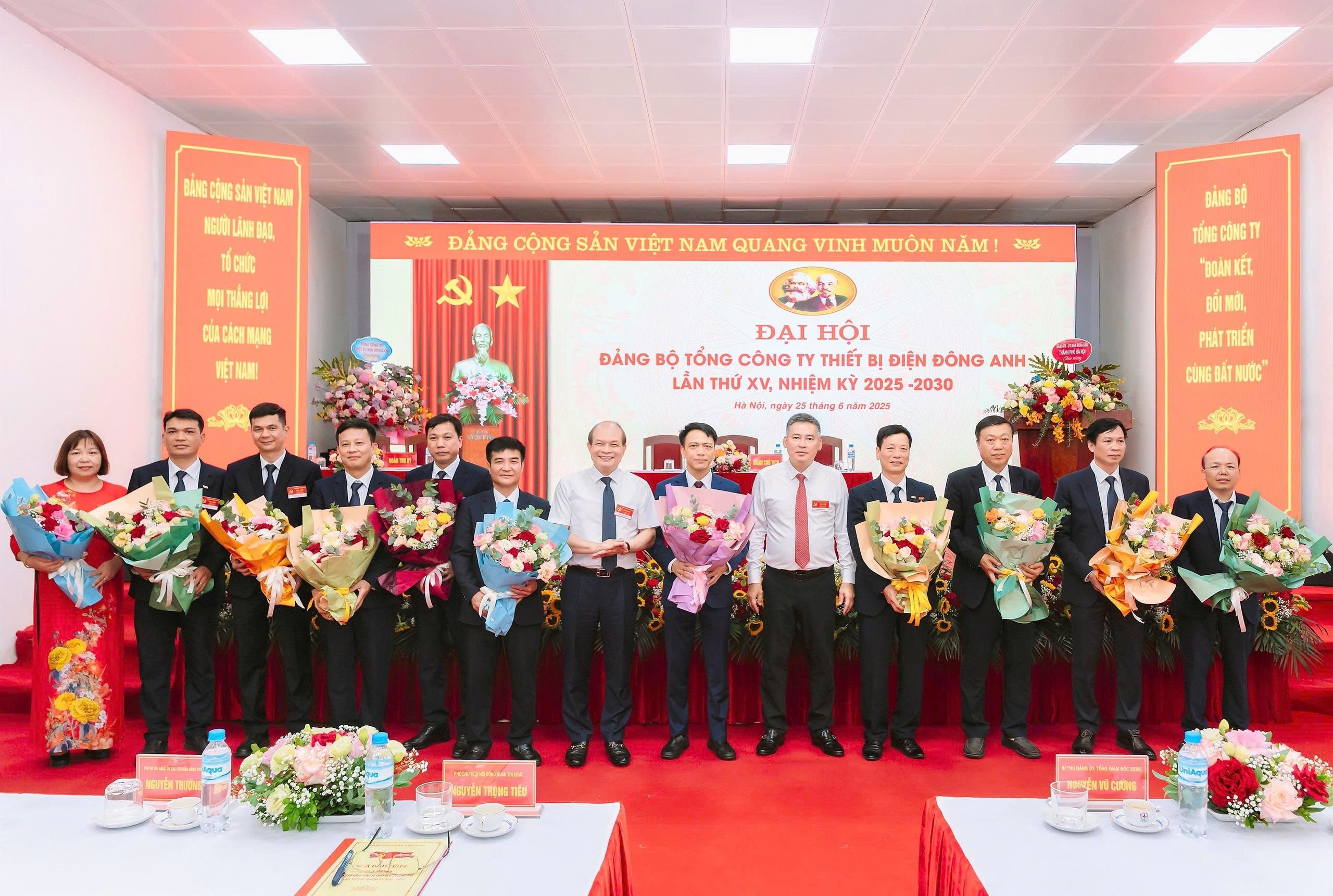 Đại hội Đảng bộ Tổng công ty thiết bị điện Đông Anh lần thứ XV, nhiệm kỳ 2025–2030: Đoàn kết – Đổi mới – Phát triển cùng đất nước