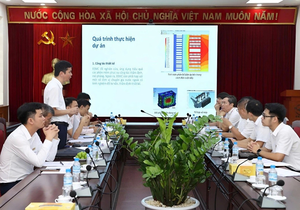 EEMC nghiệm thu dự án khoa học cấp quốc gia:  “Hoàn thiện thiết kế và công nghệ chế tạo tổ máy biến áp lực 500kV–3x300MVA”